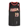 Atipici Men's Basketball Jersey The Playoffs Flares Black In Black