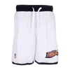 Atipici Men's Basketball Shorts The Playoffs Flares White
