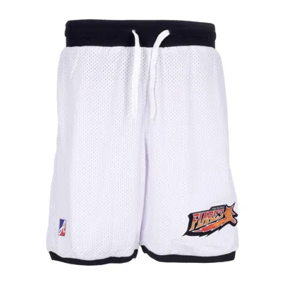 Atipici Men's Basketball Shorts The Playoffs Flares White