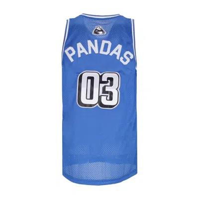 Atipici Men's Basketball Tank Top Atypical Basketball Jersey Pandas Blue