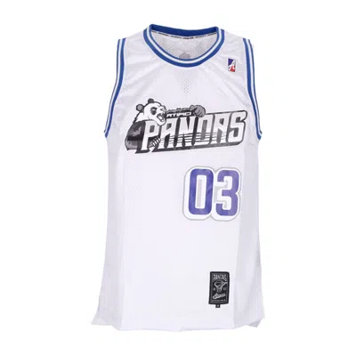 Atipici Men's Basketball Tank Top Atypical Basketball Jersey Pandas White