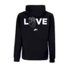 Atipici Men's Hoodie Follow Your Art Love Hoodie Black In Black