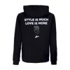 Atipici Men's Hoodie Follow Your Art Style Is Much Hoodie Black In Black