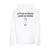 Atipici Men's Hoodie Follow Your Art Style Is Much Hoodie White In White