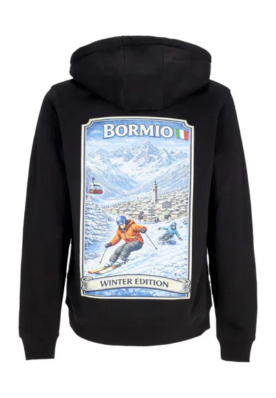 Atipici Men's Hoodie Holidays Winter Edit Bormio Hoodie Black
