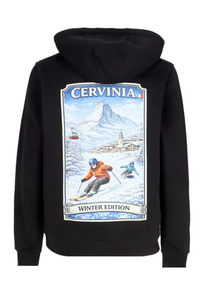 Atipici Men's Hoodie Holidays Winter Edit Cervinia Hoodie Black