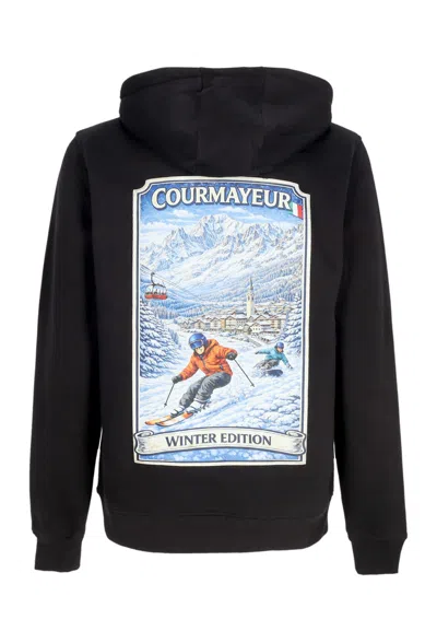 Atipici Men's Hoodie Holidays Winter Edit Courmayeur Hoodie Black