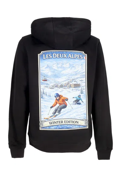 Atipici Men's Hoodie Holidays Winter Edit Deuxalpes Hoodie Black