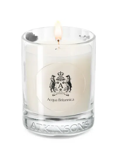 Atkinsons Acqua Britannica Scented Candle In White