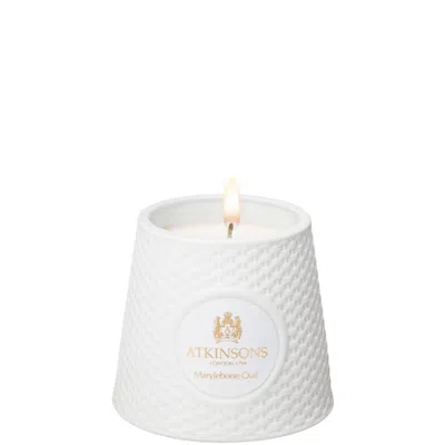 Atkinsons Marylebone Oud Candle 250g In White