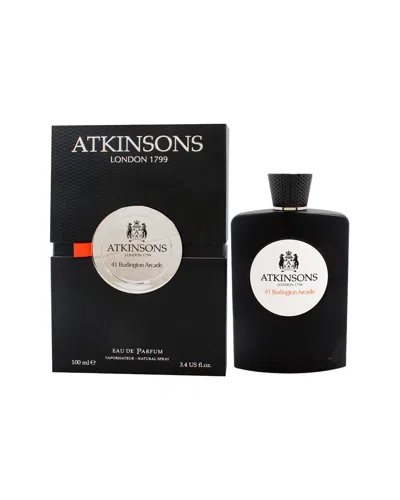 Atkinsons Men's 3.4oz 41 Burlington Arcade Edp In Black