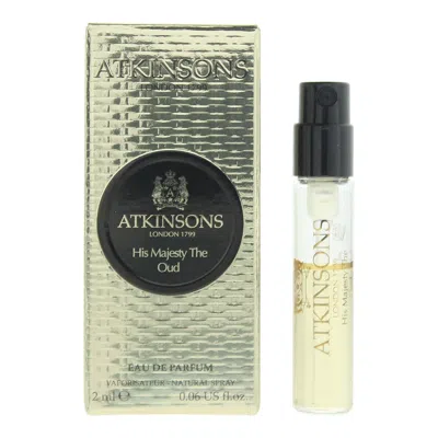 Atkinsons Men's His Majesty The Oud Edp Spray 0.06 oz Fragrances 8011003867288