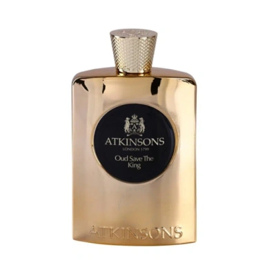 Atkinsons Men's Oud Save The King Edp Spray 3.4 oz Fragrances 8011003867158 In Grey