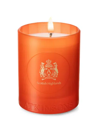 Atkinsons Scottish Highlands Scented Candle In Orange