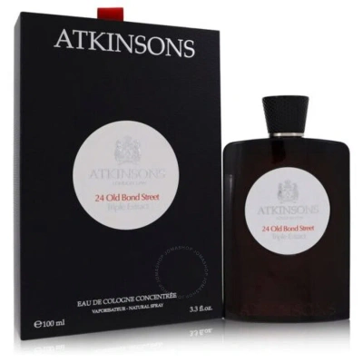 Atkinsons Unisex 24 Old Bond Street Triple Extract Edc 3.4 oz Fragrances 8011003866496 In Black / Green / Rose