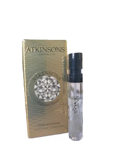 Atkinsons Unisex Platinum Blend Intense Parfum 0.04 oz Fragrances 8011003894949 In Transparent