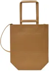 At.kollektive Beige Kostas Murkudis Edition Medium Flat Tote In Sefton Gold