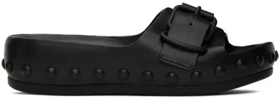 At.kollektive Black Natacha Ramsay Levi Edition Studded One Sandals