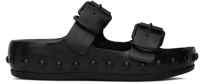At.kollektive Black Natacha Ramsay Levi Edition Studded Two Sandals