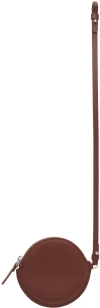 At.kollektive Brown Isaac Reina Edition Small Mobile Pouch In Chestnut