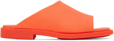 At.kollektive Red Bianca Saunders Edition Morant Sandals In Razzmatazz Red