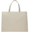 At.kollektive White Bianca Saunders Edition Linstead Tote In Cream White