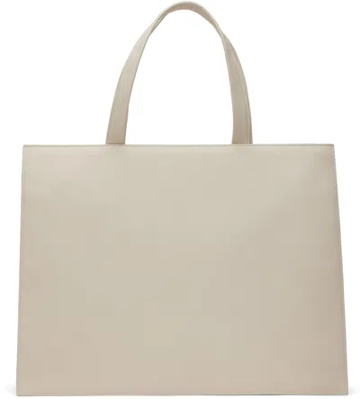 At.kollektive White Bianca Saunders Edition Linstead Tote In Cream White