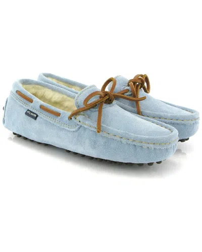 Atlanta Mocassin Atlanta Moccasin Suede Driver In Animal Print
