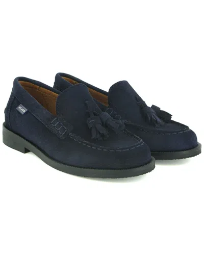 Atlanta Mocassin Kids' Atlanta Moccasin Tassel Suede Loafer In Blue