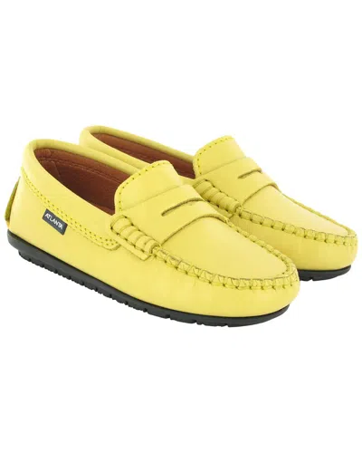 Atlanta Mocassin Leather Loafer In Yellow