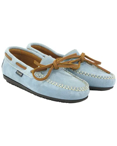 Atlanta Mocassin Leather Loafer In Blue