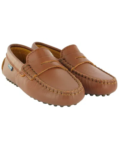 Atlanta Mocassin Leather Loafer In Brown