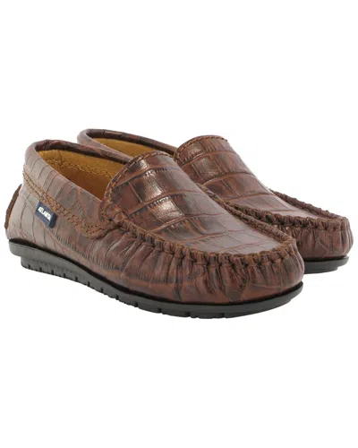 Atlanta Mocassin Leather Loafer In Brown