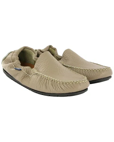 Atlanta Mocassin Leather Loafer In Green