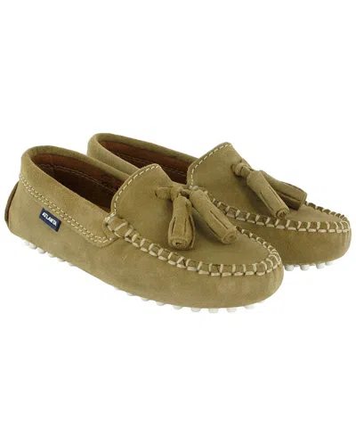 Atlanta Mocassin Leather Loafer In Green