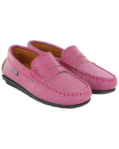 Atlanta Mocassin Leather Loafer In Multi