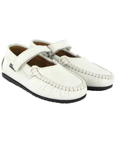 Atlanta Mocassin Kids' Leather Loafer In White
