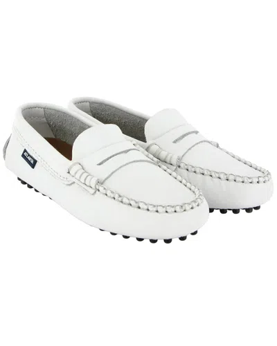 Atlanta Mocassin Leather Loafer In White