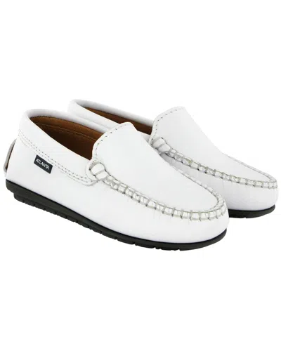 Atlanta Mocassin Leather Loafer In White