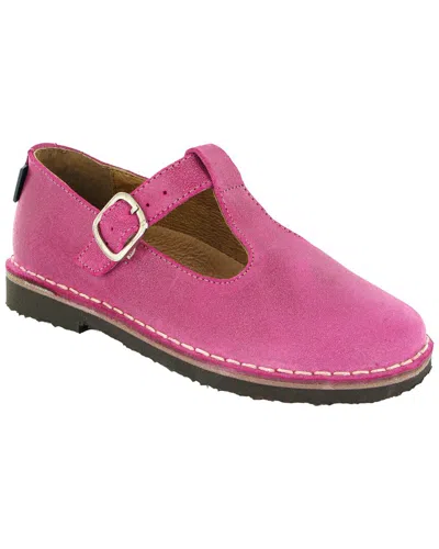 Atlanta Mocassin Leather Mary Jane In Pink