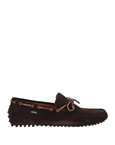 Atlanta Mocassin Man Loafers Dark Brown Size 9 Soft Leather