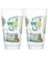 Atlantic Group Distribution 2025 Wm Phoenix Open Scatter Print Pint Glasses, Set Of 2