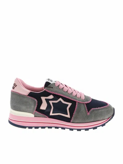 Atlantic Stars Alhena Blue And Pink Sneakers In Multicolour