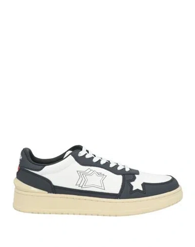 Atlantic Stars Man Sneakers Black Size 9 Leather