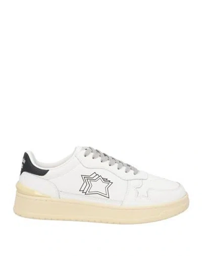 Atlantic Stars Man Sneakers White Size 13 Soft Leather