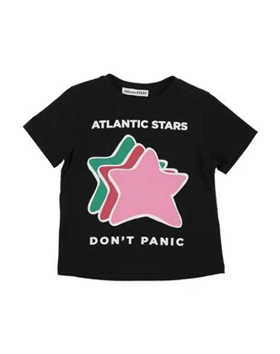 Atlantic Stars Babies'  Toddler Girl T-shirt Black Size 6 Cotton