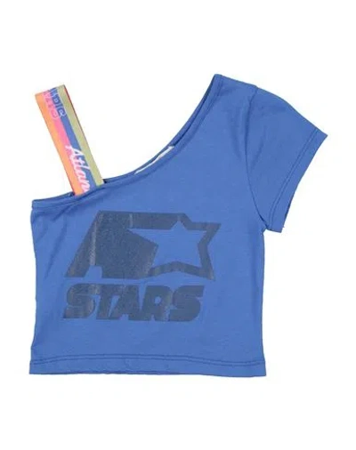 Atlantic Stars Babies'  Toddler Girl T-shirt Blue Size 4 Cotton