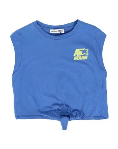 Atlantic Stars Babies'  Toddler Girl T-shirt Blue Size 6 Cotton