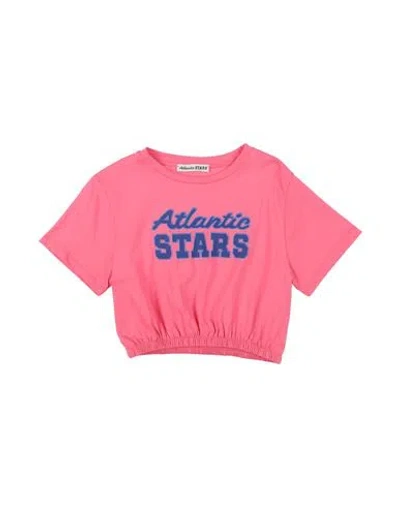 Atlantic Stars Babies'  Toddler Girl T-shirt Coral Size 6 Cotton In Red