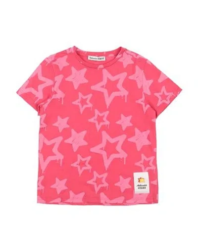 Atlantic Stars Babies'  Toddler Girl T-shirt Fuchsia Size 4 Cotton In Pink